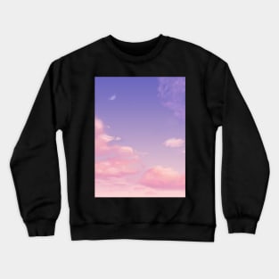 Sky Purple Aesthetic Lofi Crewneck Sweatshirt